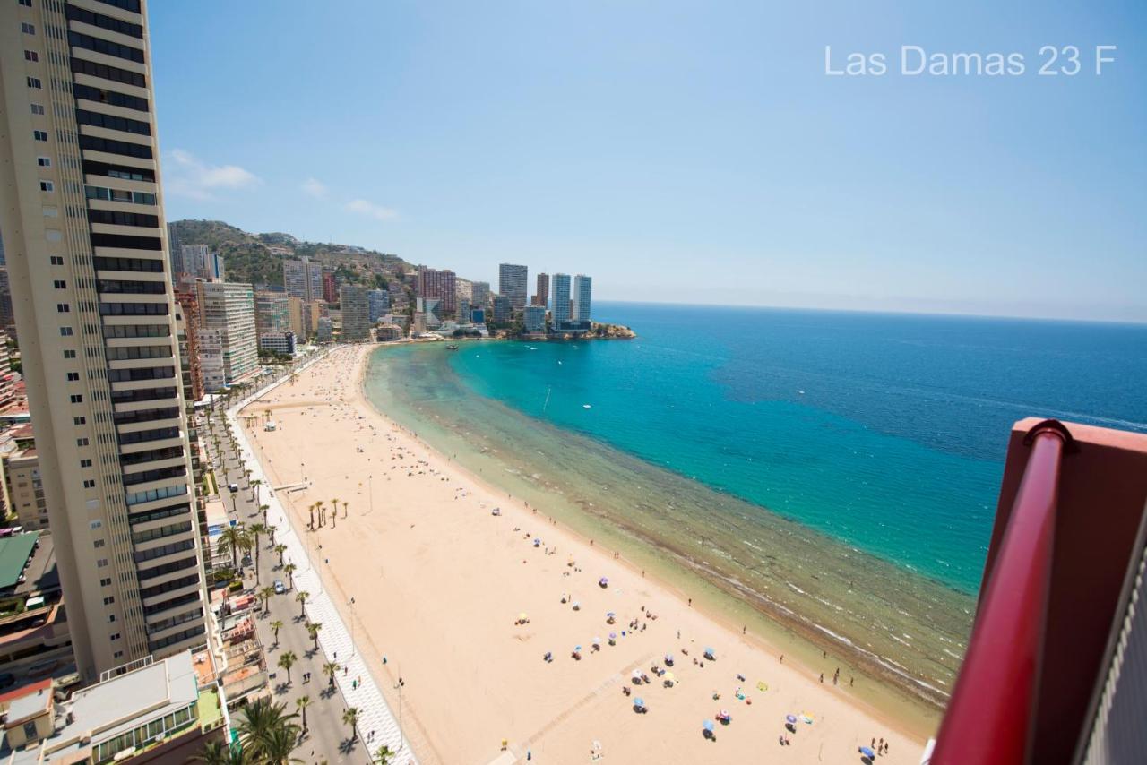 Las Damas Premium 23F Beach Front - Pool & Parking Benidorm Exterior photo