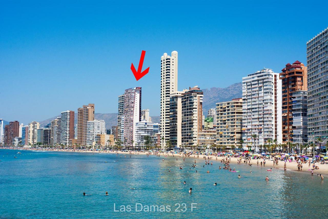Las Damas Premium 23F Beach Front - Pool & Parking Benidorm Exterior photo