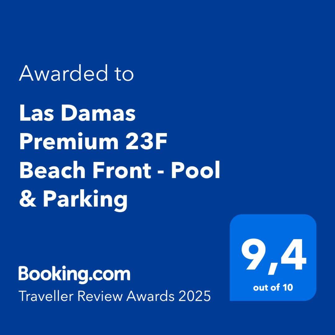 Las Damas Premium 23F Beach Front - Pool & Parking Benidorm Exterior photo